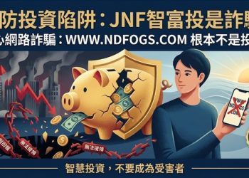 震撼！JNF智富投是詐騙！揭露JNF智富投詐騙背後的黑暗真像：如何避免成為下個受害者！JNF智富投誘騙民眾一步一步掉入詐騙陷阱！